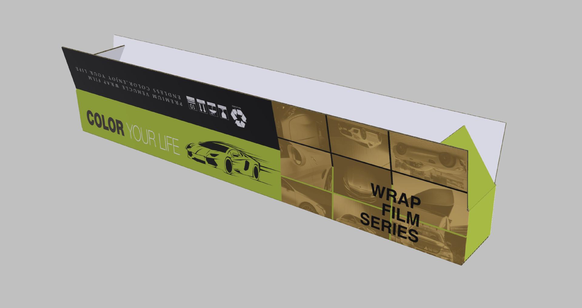 【彩地】车膜纸箱 改色膜纸箱 超大彩箱 100个起订