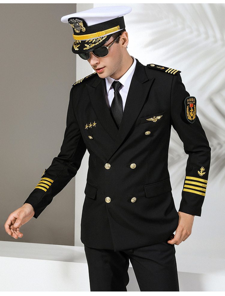 船员制服海员礼服套装成人学生三军升旗手男女仪仗队鼓乐队合唱团