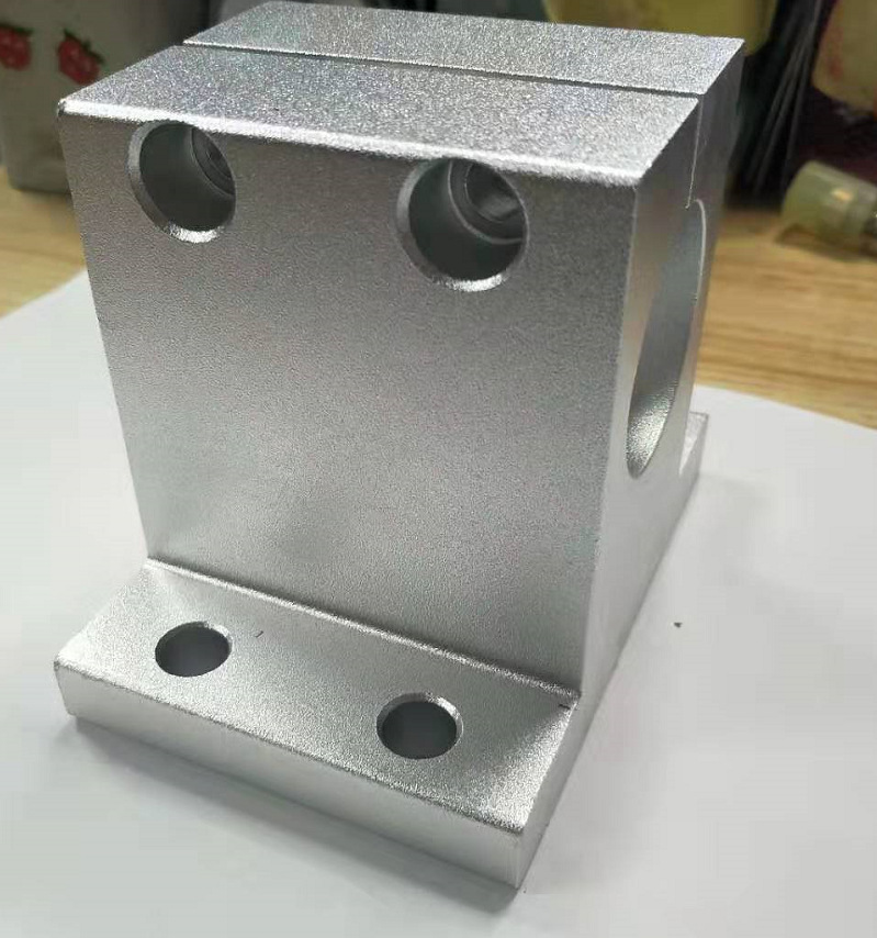 铝制底座用支架侧面安装型安装底座支柱光轴加厚底导向轴支座