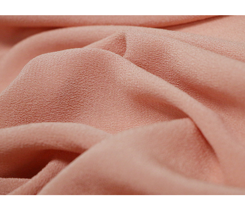 新款真丝面料 19mm鬼绉 柔软微弹绉类丝绸面料 衬衫衣裙面料