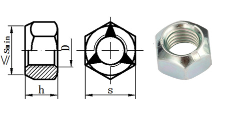 主机厂品质 q334 q335 金属压点锁紧螺母 防松自锁螺帽 主推10级