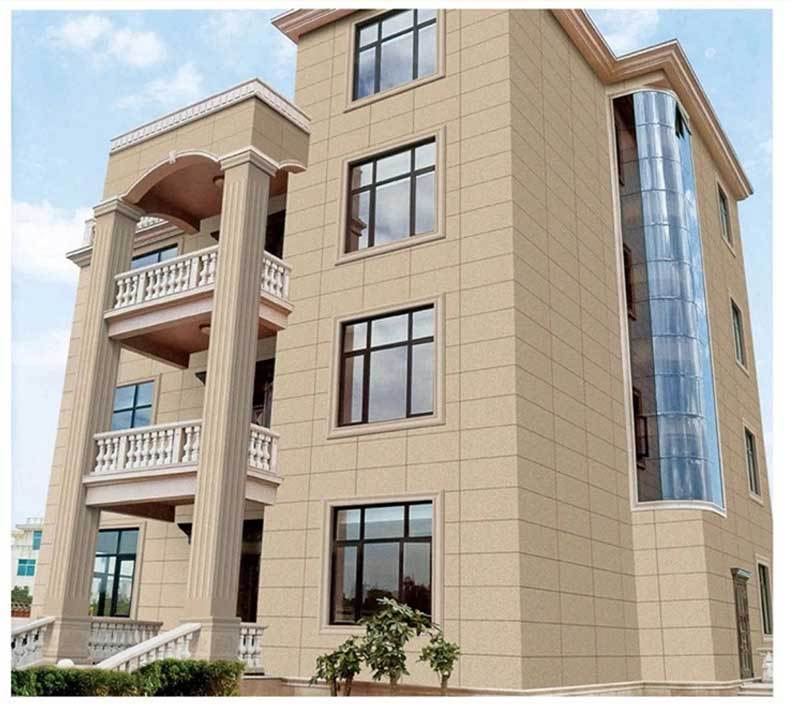 罗马柱别墅瓷砖农村自建房大门柱子瓷砖拼花外墙砖仿大理石窗套线