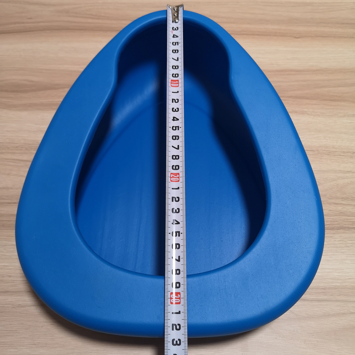 厂家直销医院用蓝色小号塑料大便盆老人卧床便盆接尿盆坐便器