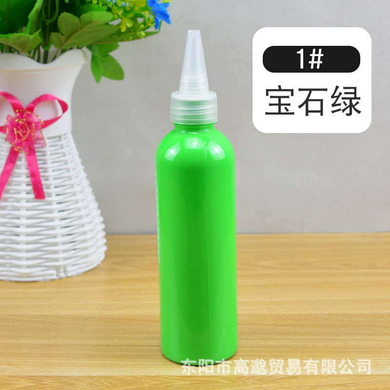 200ml Large Bottle Acrylic Paint Oily Highlight Diy Vinyl Doll White Embryo Coloring Painting 22 Color Set