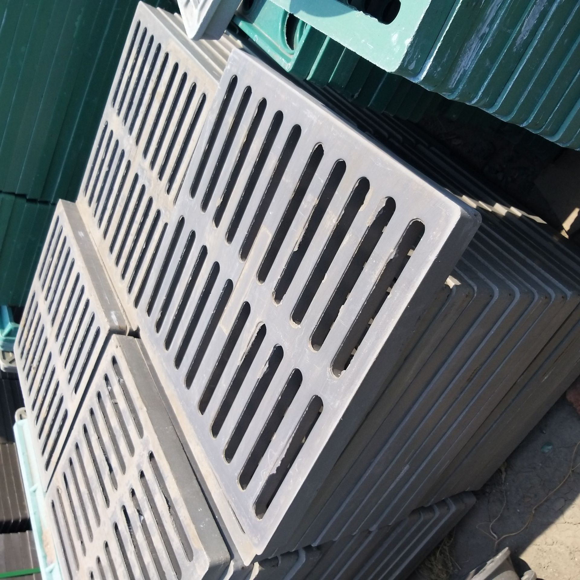 【雨水篦子芯】500*500*40天津井盖 排水沟篦子 复合树脂雨水篦子