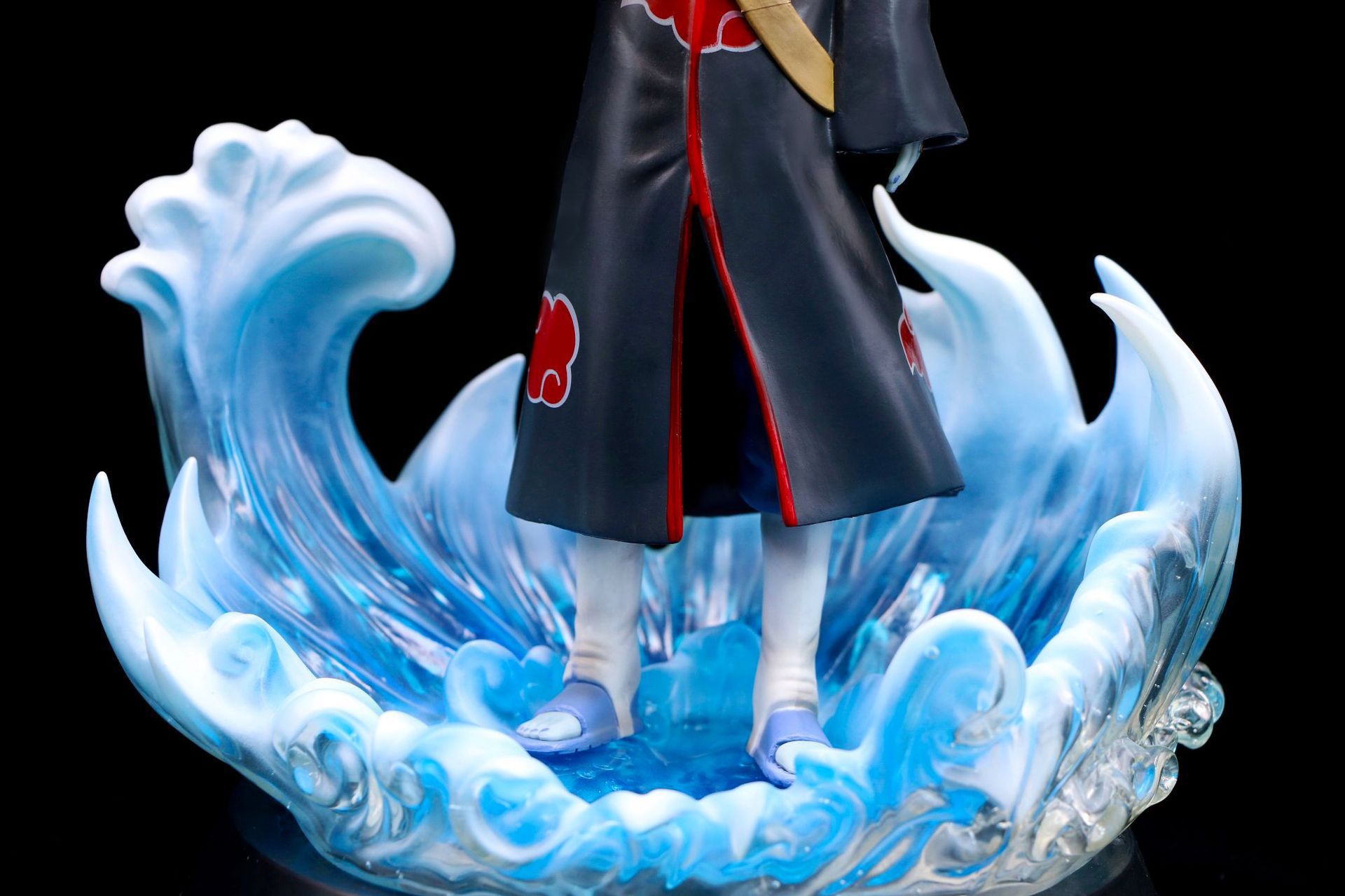 火影忍者干柿鬼鲛晓组织雾三尾特效底座手办动漫模型摆件