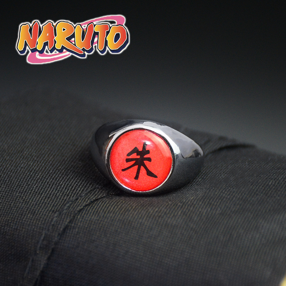 火影晓组织朱戒指套装宇智波鼬小南迪达拉干沛鬼鲛雕刻高级版