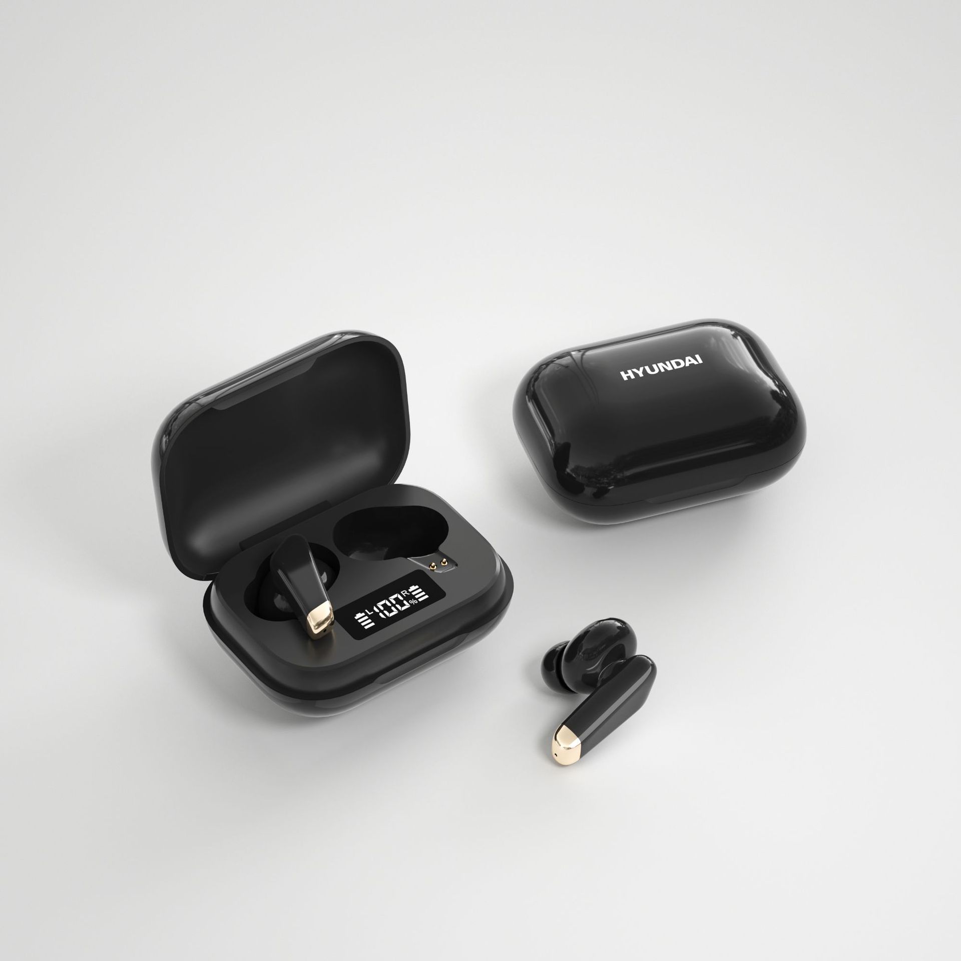 hyundai/现代正品tws触控私模蓝牙耳机无线游戏5.0礼品工厂批发