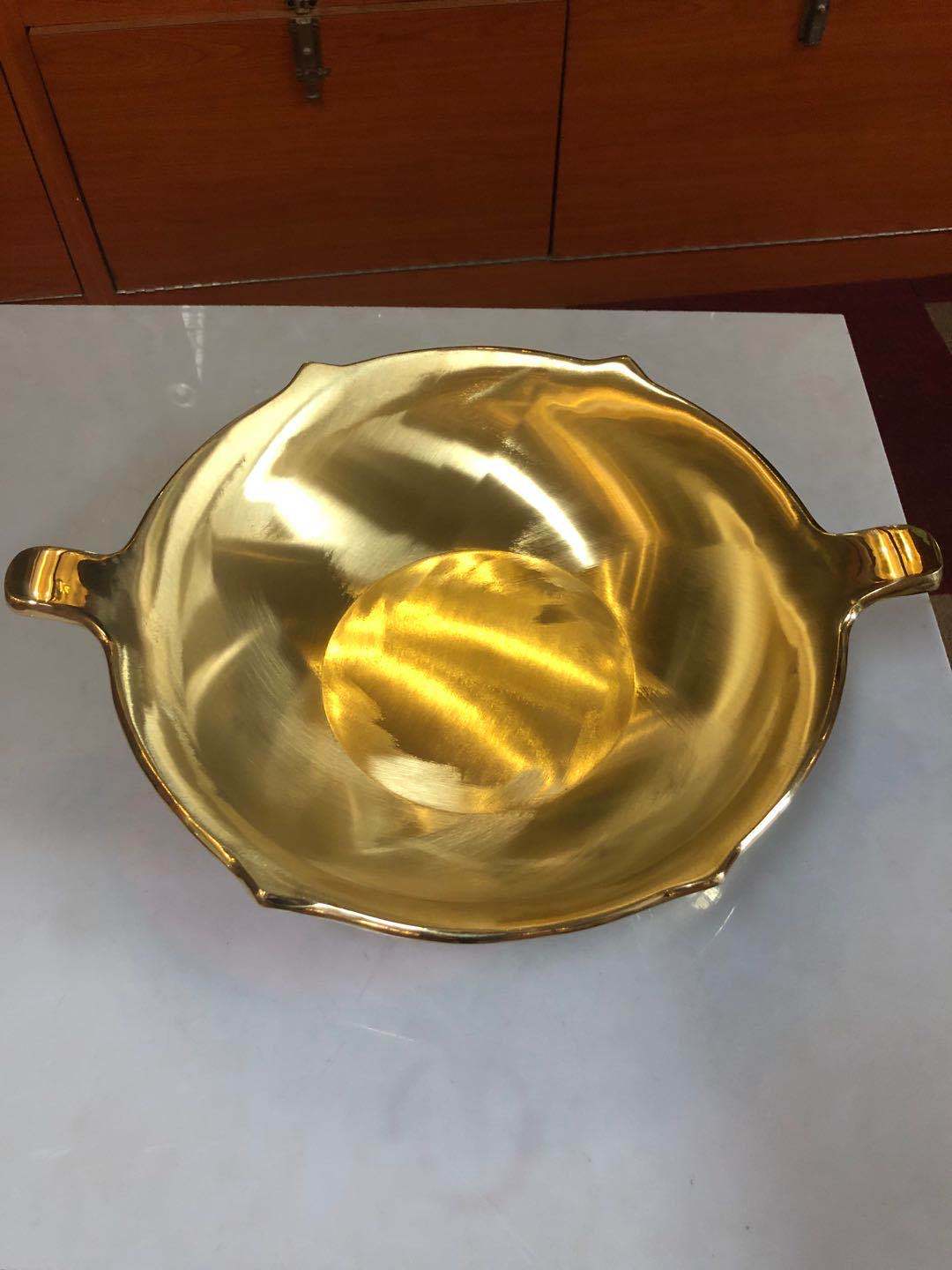 大号新款铸铜复底锅 呷哺呷哺凑凑火锅同款 商用电磁炉鸳鸯锅清汤