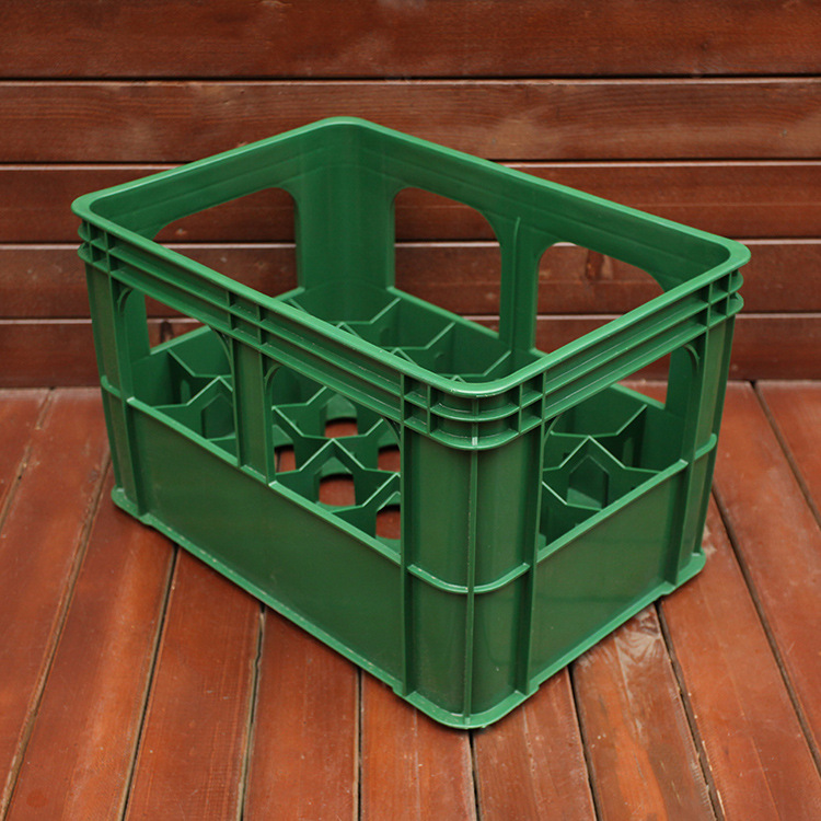 Wholesale 24 Grid 12 Grid Plastic Beer Crate Cola Soymilk Beverage Soda Beer Basket