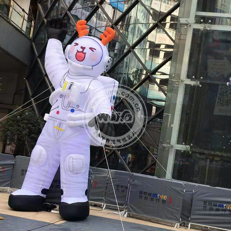 充气宇航员太空人气模商场景区公园游乐园布置星球太空主题道具
