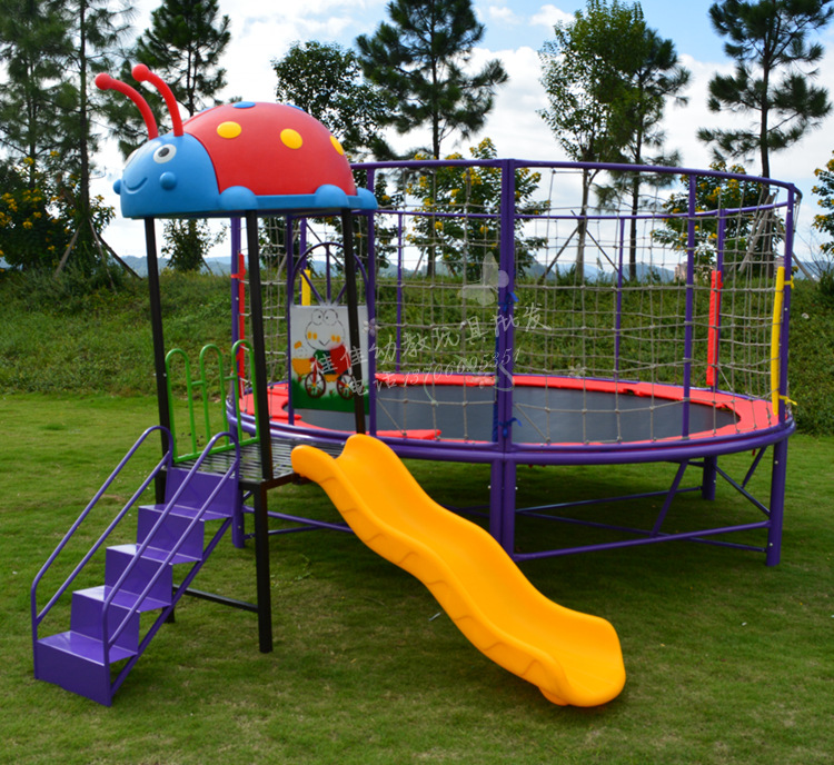 幼儿园大型蹦蹦床室内户外儿童游乐设备弹跳床广场摆摊公园蹦极床