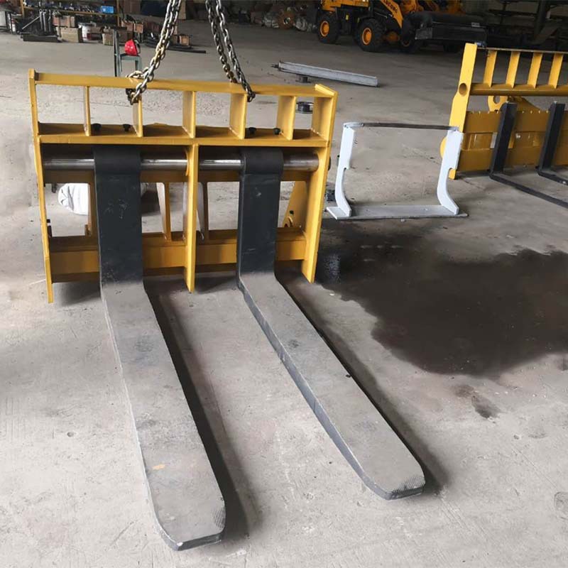 30铲车16吨石材叉子叉石头