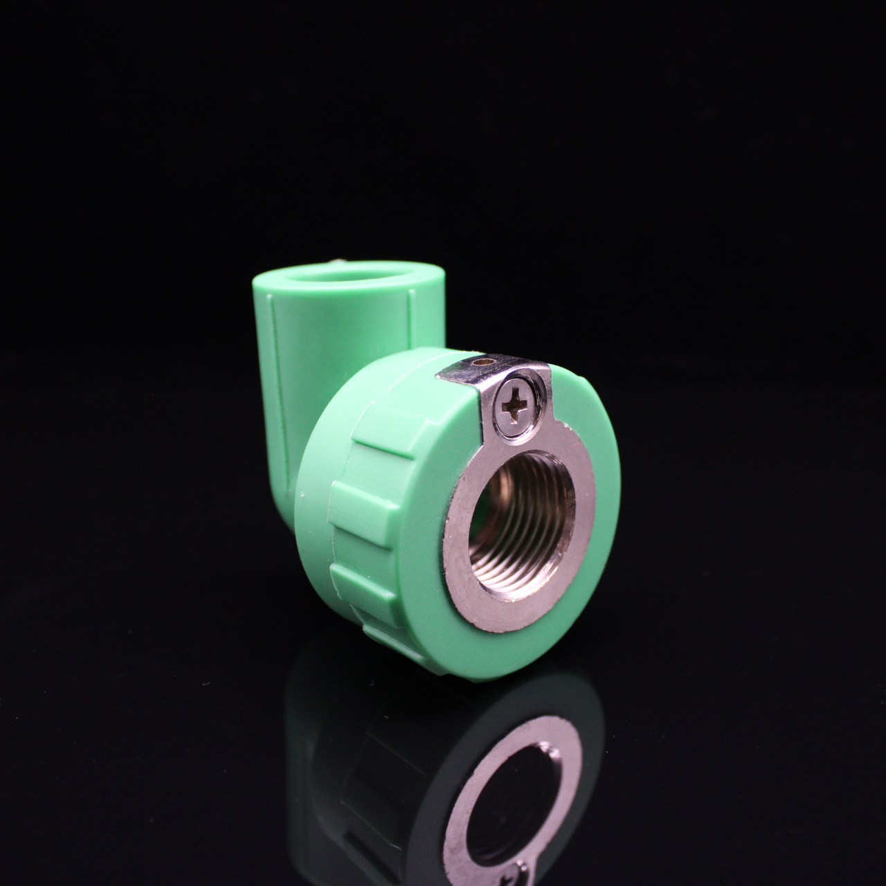 ppr等电位水管接头ppr等电位内丝弯头内牙双联铜弯头可拆卸防电