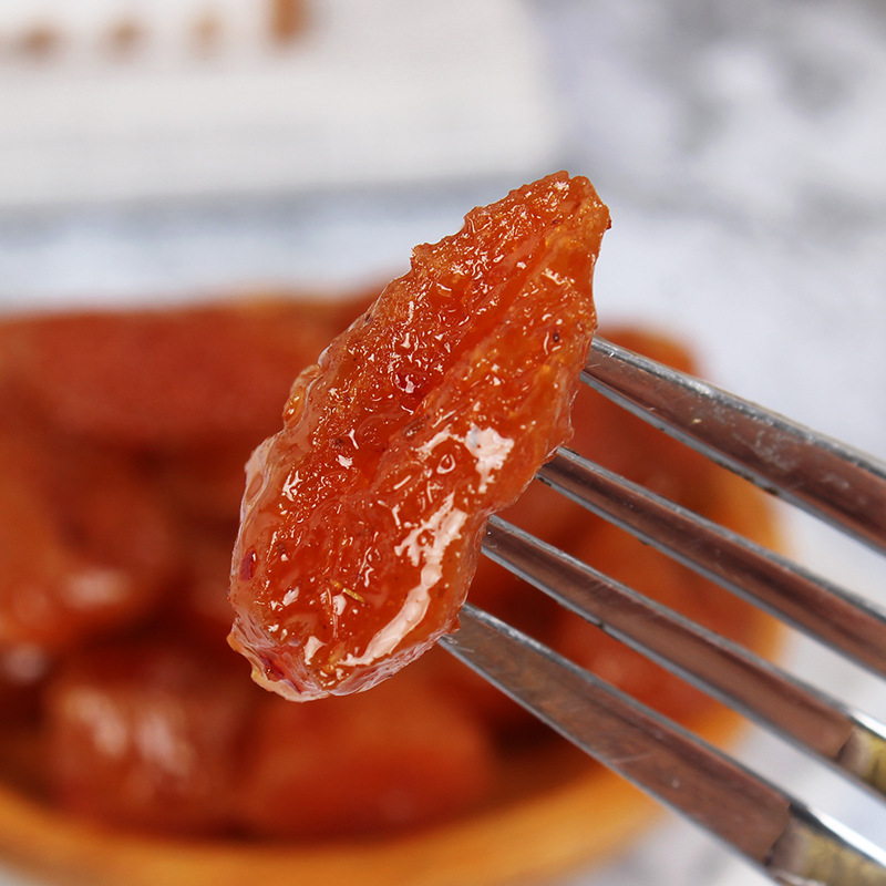 龙记叉烧樱桃肉甜辣麻辣味老式40g袋辣条素肉8090后怀旧小零食