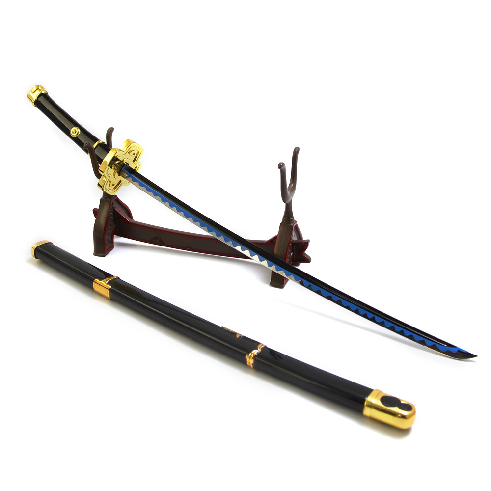 航海王one piece动漫周边索隆雪走三代鬼彻大将藤虎木剑武器模型