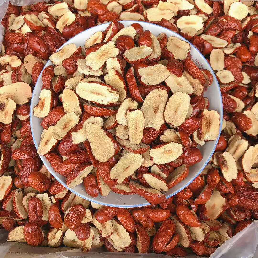 新疆若羌红枣干 无核软枣条切片枣肉阿胶糕用 食品厂专用烘焙批发