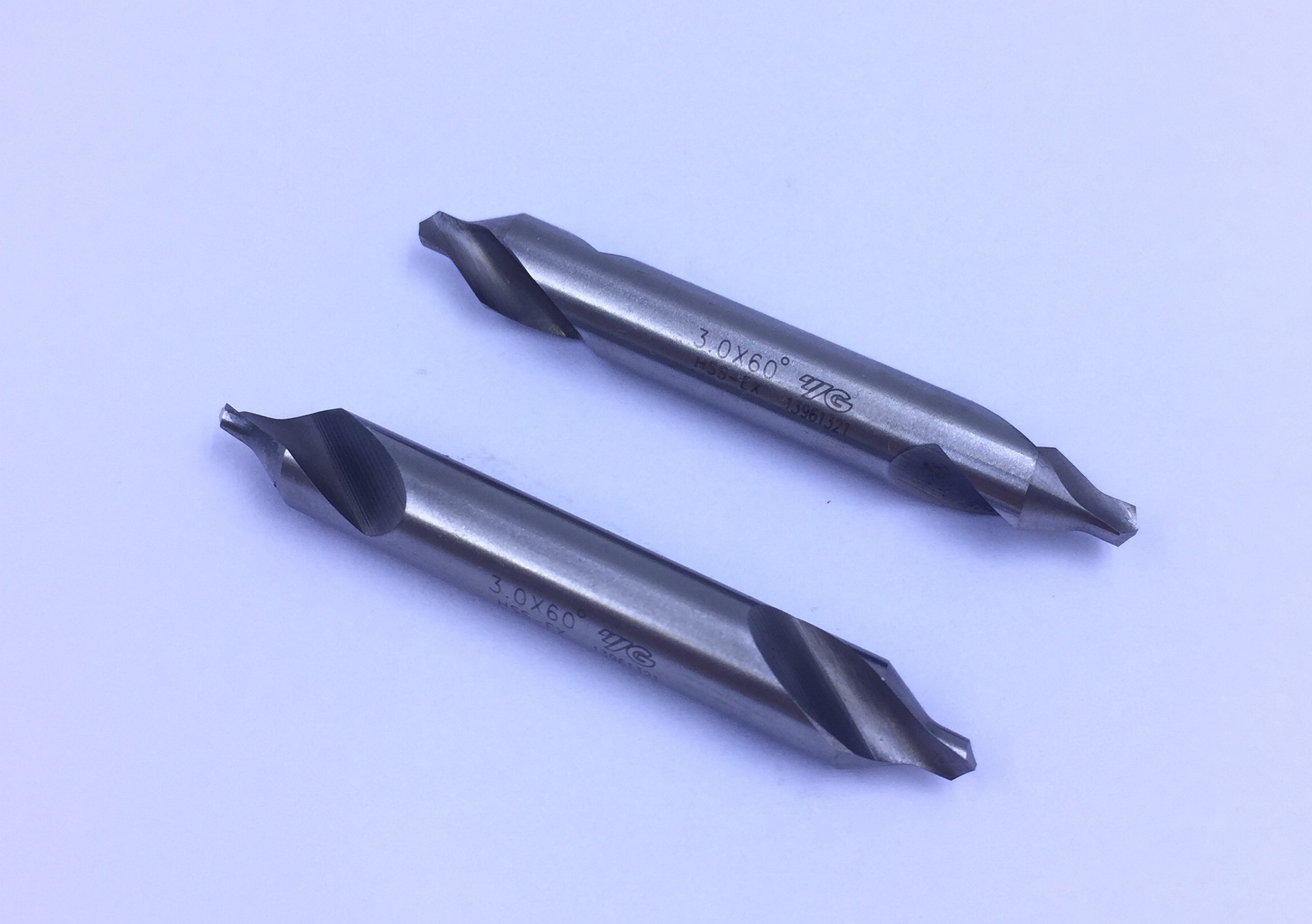 0×60°双头高速钢a型中心钻dv301 Φ1-5