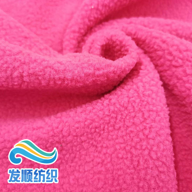 羊羔绒 大颗粒摇粒绒布料