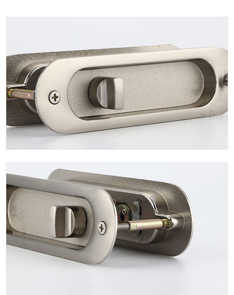 移门锁隐形推拉门锁钩锁卫生间插芯锁浴室木门厨房内嵌现代移门锁