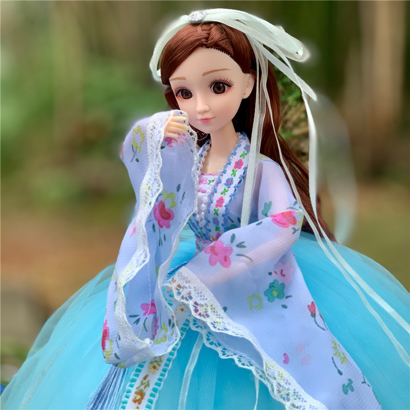 婚纱娃娃大号汉服仙子汉服娃娃古装50厘米女孩玩具礼物