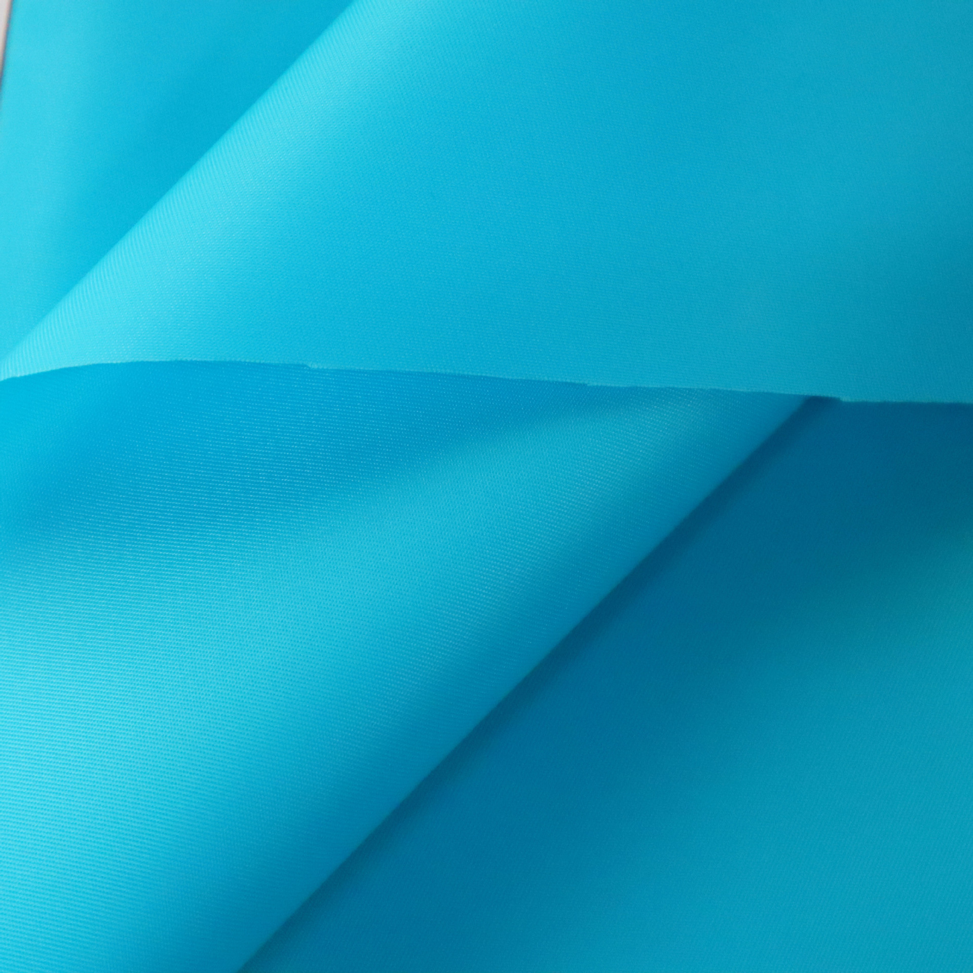 290d 湖兰色斜纹牛津布 防水pu涂层 化妆包 抽绳包面料