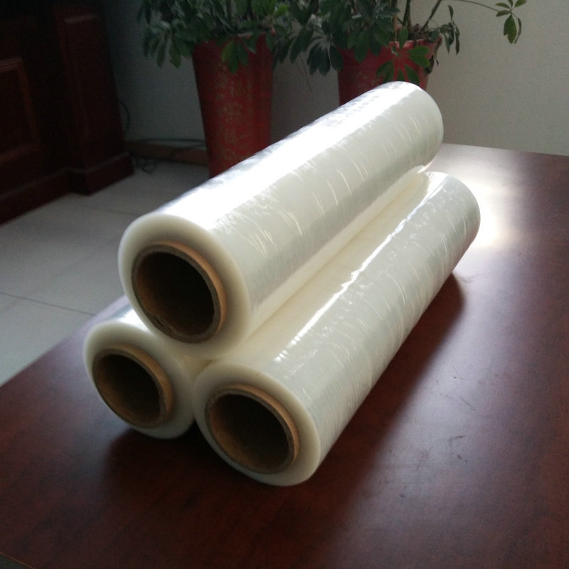 pe拉伸缠绕膜 工业包装透明薄膜50cm宽塑料薄膜大卷托盘缠绕膜