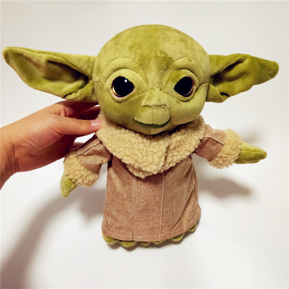 现货尤达宝宝婴儿版公仔baby yoda毛绒玩具电影星战布娃娃礼品