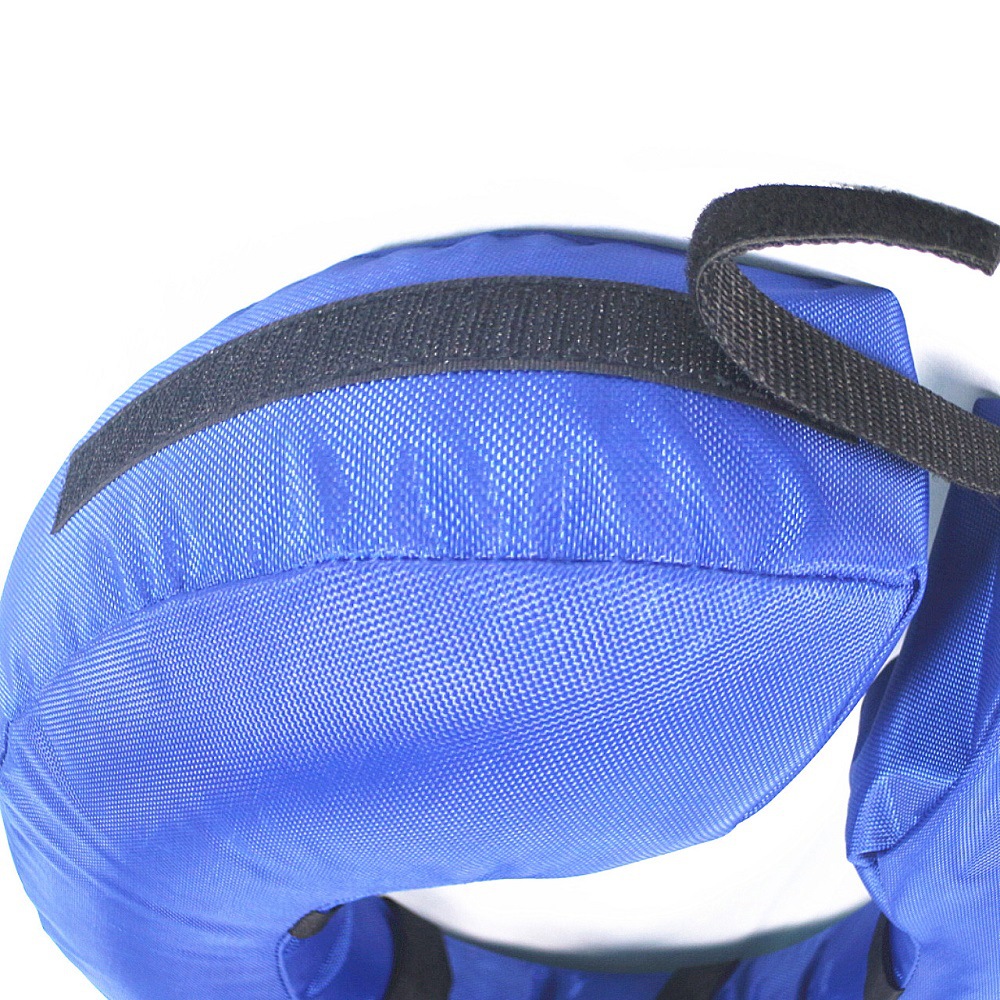 尚嘉现货批发pvc内胆布套充气狗脖圈宠物颈圈宠物牵引颈圈游泳圈