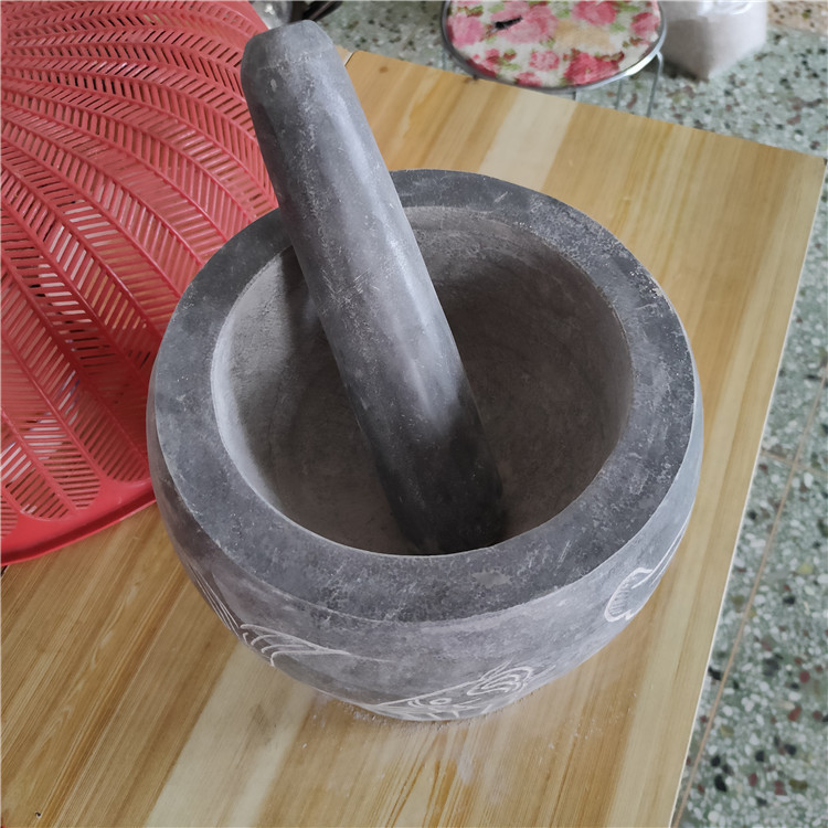 浙江糍粑石窝厂家 加工定做青石臼商业捣辣椒石冲研磨石器