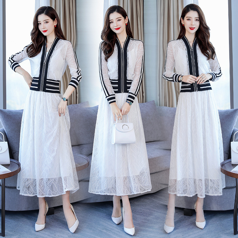 套装/套裙时尚潮流舒适长袖2020年春季中长款优雅-阿里巴巴