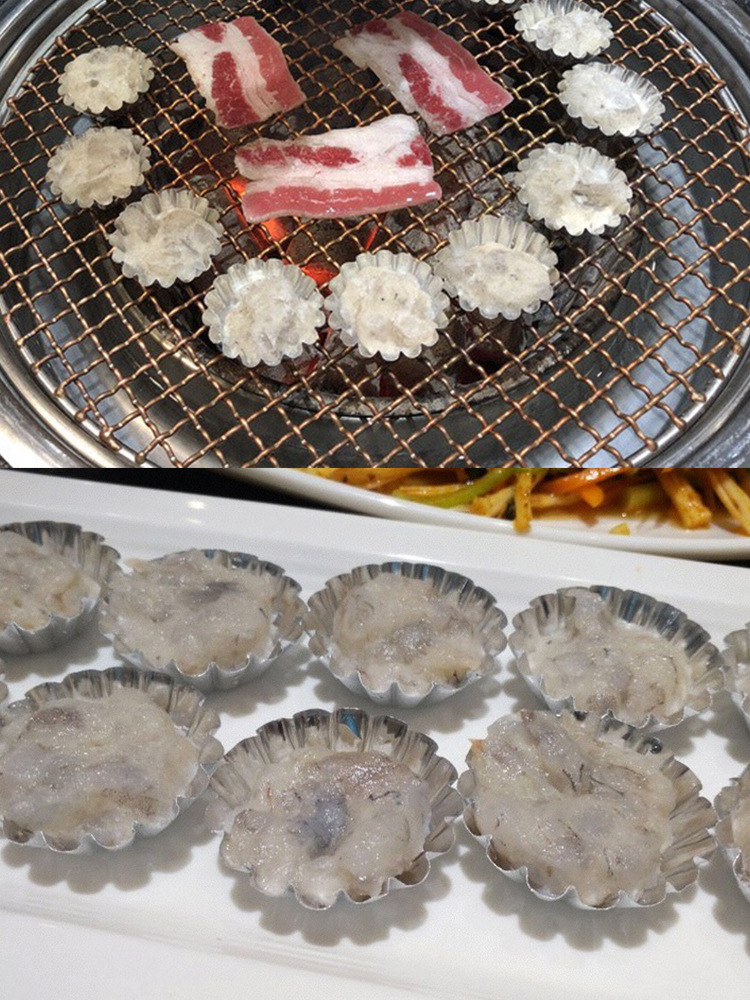锡纸烤虾滑烤肉烧烤食材商用批发锡纸虾滑虾仁含量95%