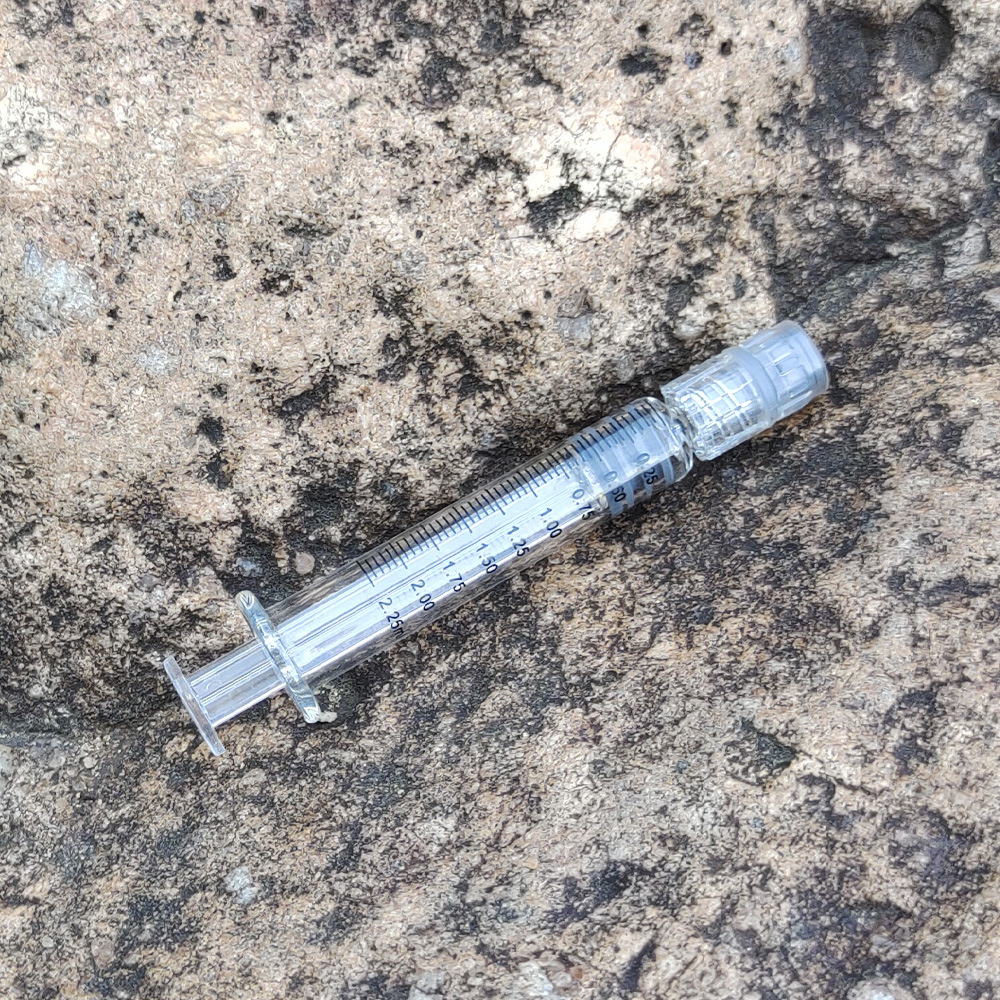 跨境热销 玻璃材质针筒配件 5ml针筒注射器烟具配件 批发零售