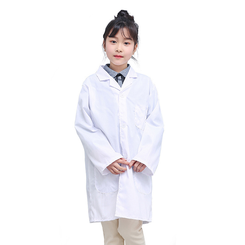 儿童白大褂医生服 幼儿园表演服小科学家实验室护士少年宫制服