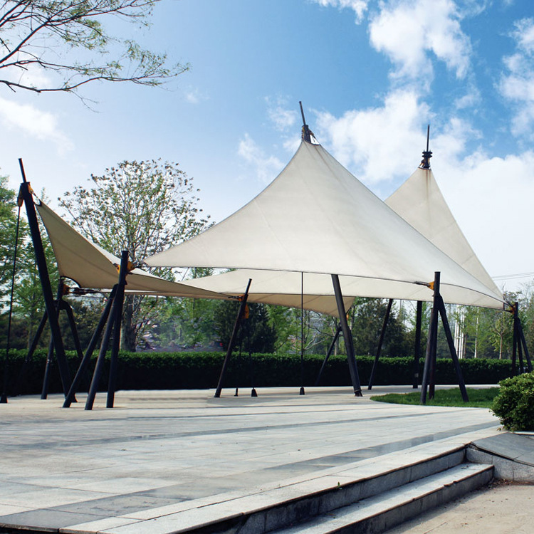 公园膜结构张拉膜结构篷景观遮雨棚景观遮阳蓬北京膜结构篷厂家