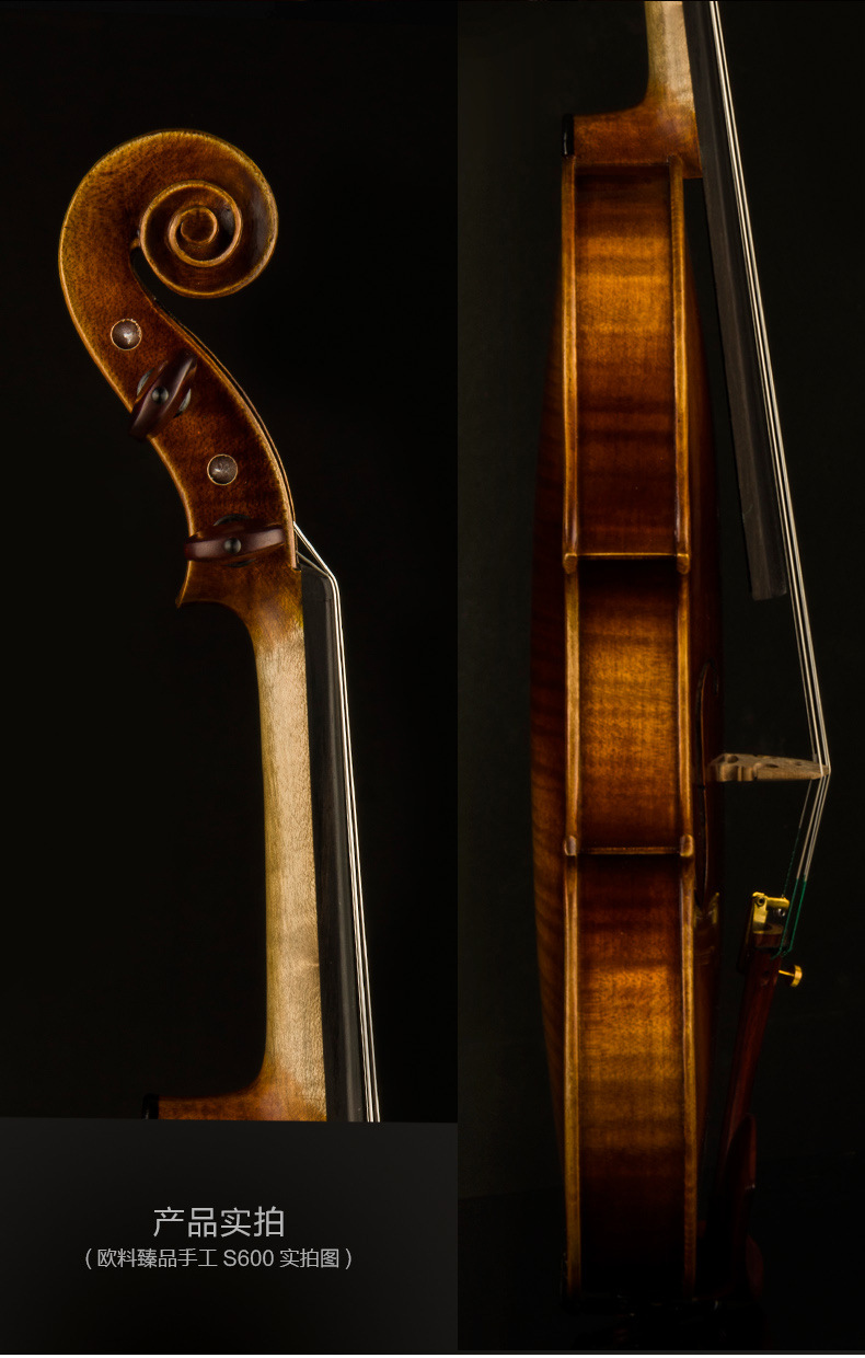 s600 christina克莉丝蒂娜进口欧料专业演奏独板手工高档小提琴