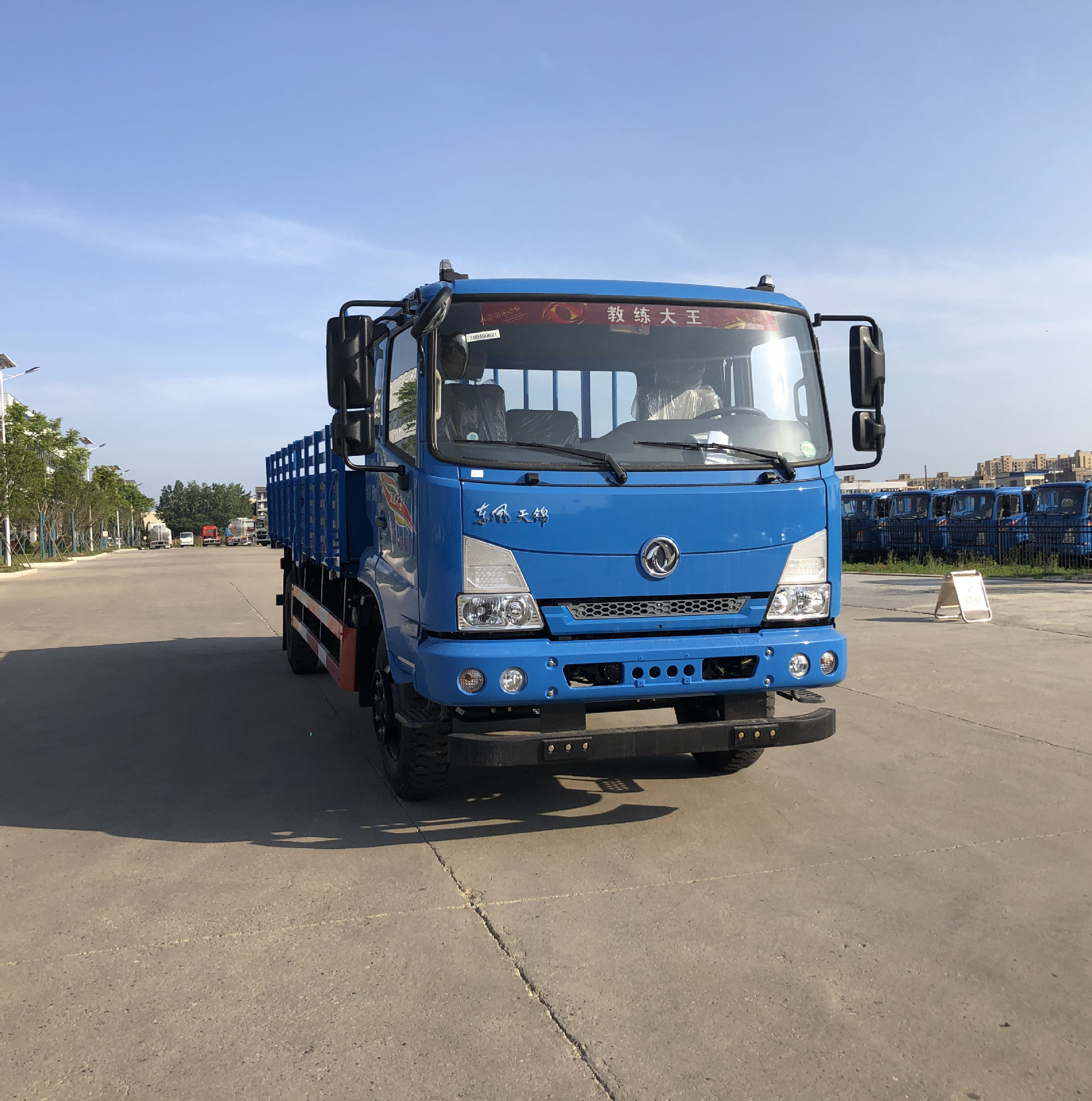 驾校专用货车教练车-东风蓝b2九米教练车