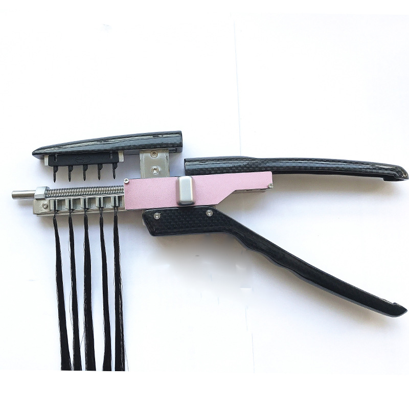 二代纳米接发机器无痕接发手动接发枪接发工具玫瑰金