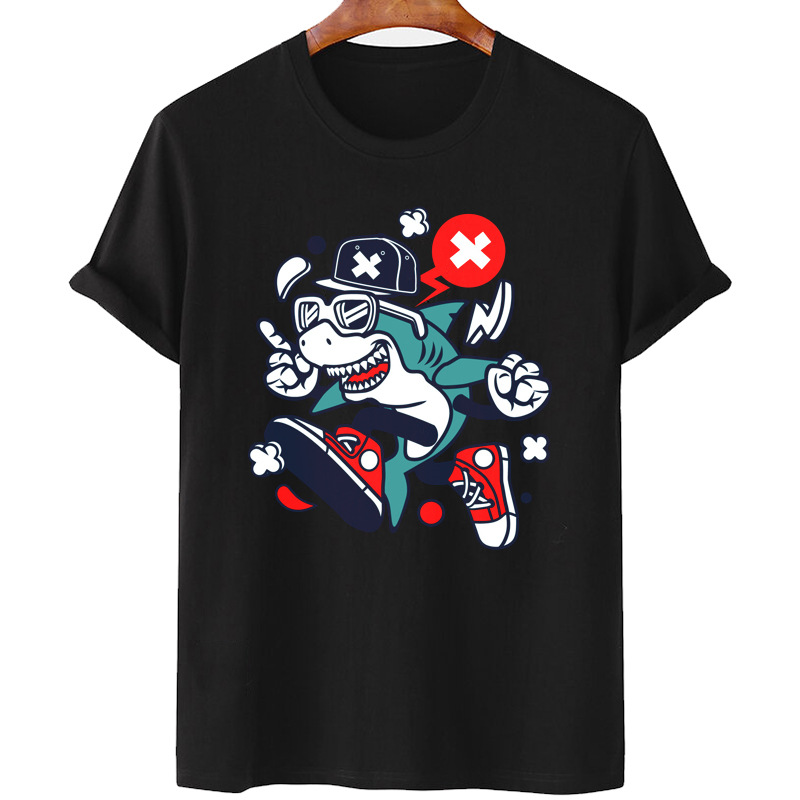 速卖通爆款daddy shark跨境t恤