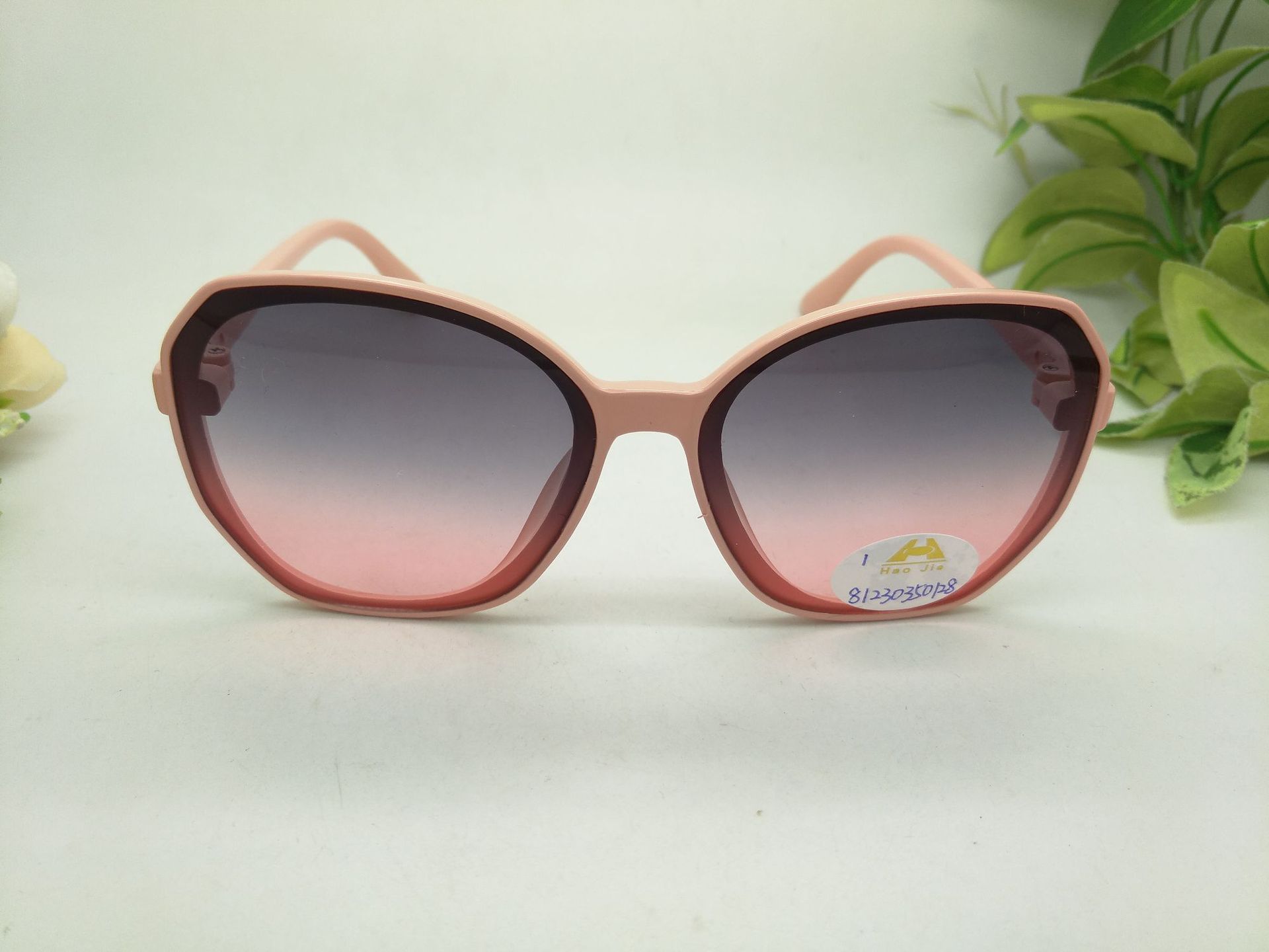 塑料太阳镜女士墨镜欧美个性多边形 防紫外线8123