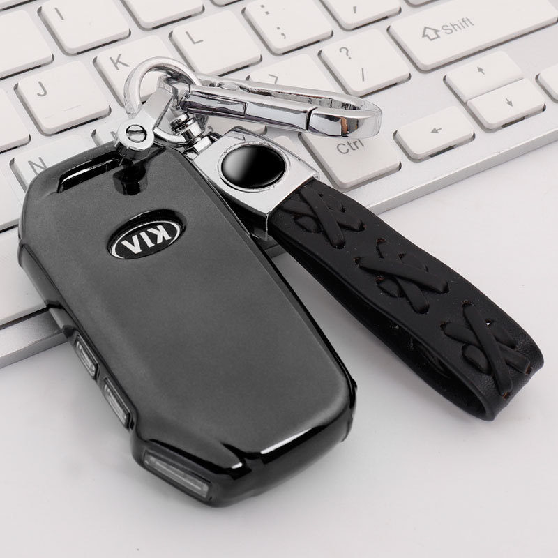适用20款起亚k5凯酷钥匙套新一代19智跑k3/kx3傲跑汽车钥匙扣包壳