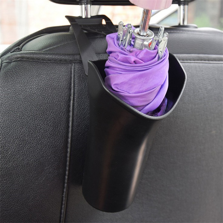 Car Trash Can Vehicle Umbrella Storage Interior Decorations Hanging Car Folding Umbrella Cover Multifunctional Storage Containers Factory