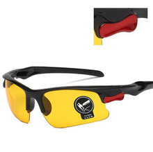 跨境新款太阳镜户外骑行运动眼镜电瓶自行车3106一点红墨镜夜视镜