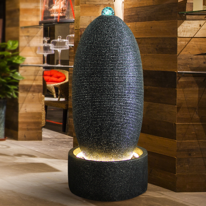 风水球流水喷摆件客厅办公室内落地风水轮乔迁开店送礼开业礼品