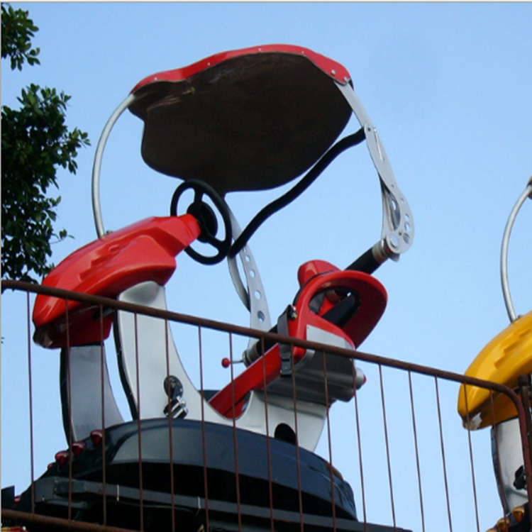大型游乐场设备空中脚踏车高空观览车太空漫步户外大型轨道高架车
