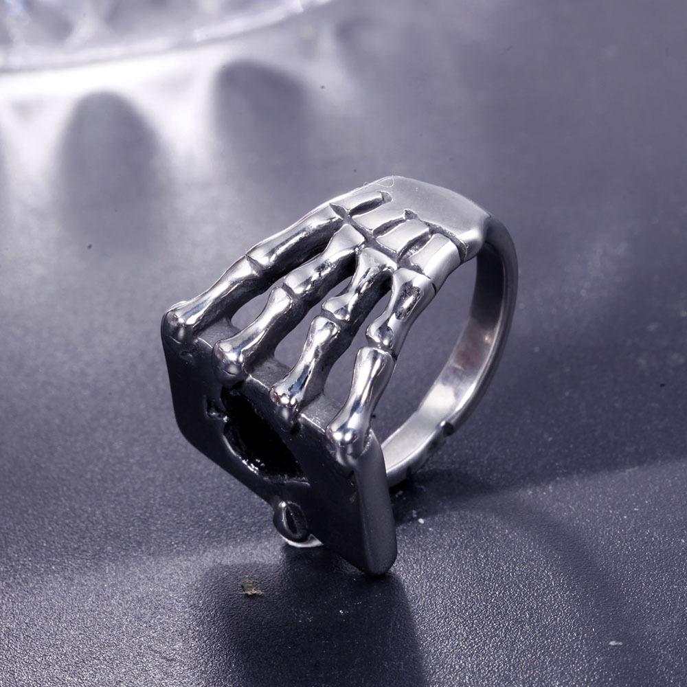 欧美饰品批发 钛钢男士戒指 赌神之手指环 新款现货手饰