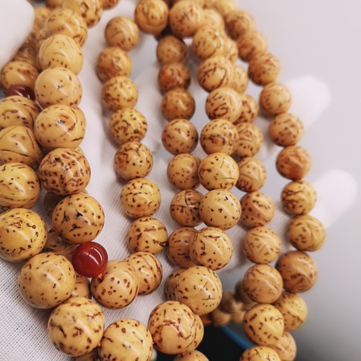 菩提籽抛光龙眼菩提抛光龙眼菩提佛珠108颗长串