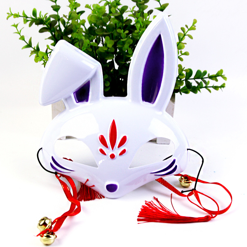 可爱动物diy兔子面具萌萌网红兔子面具万圣节化妆舞会街舞流行款