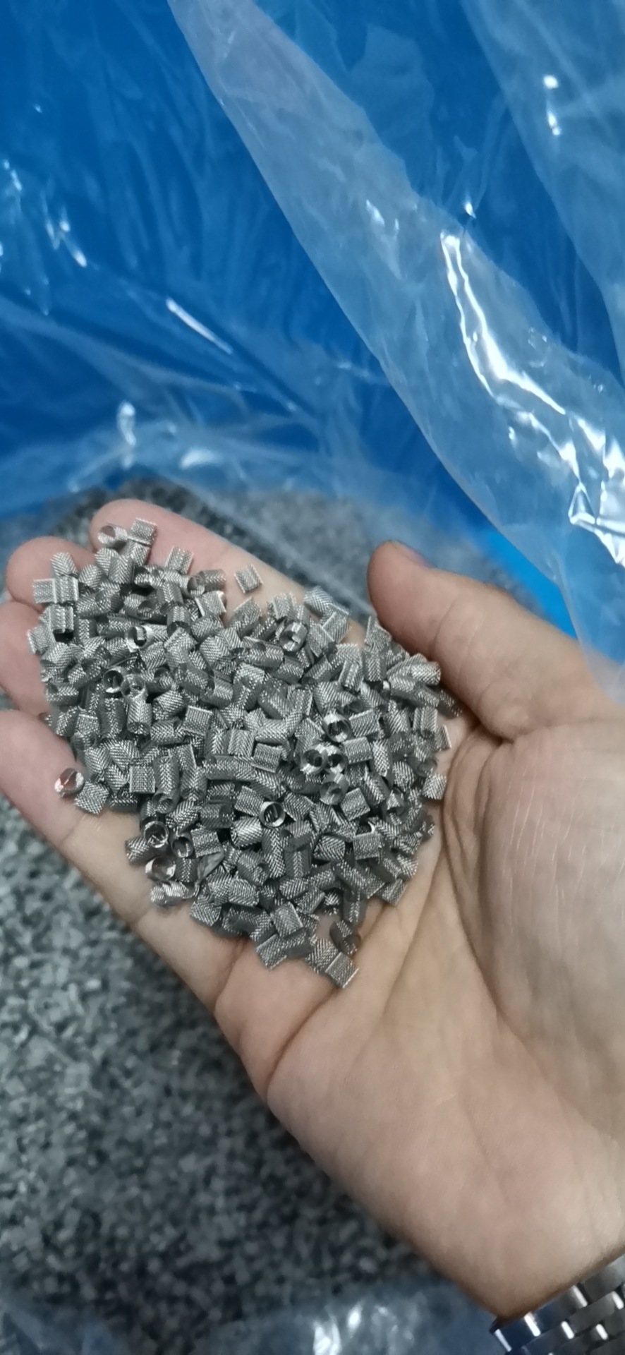 44mm不锈钢西塔环敌克松填料q型网环填料实验室填料