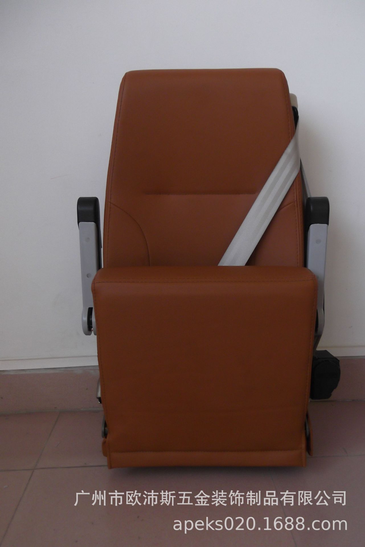 救护车座椅 双扶手挂式 客车汽车折叠导游椅(厂家)